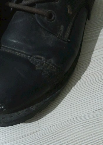 Siyah Deri erkek postal bot - Görsel 3