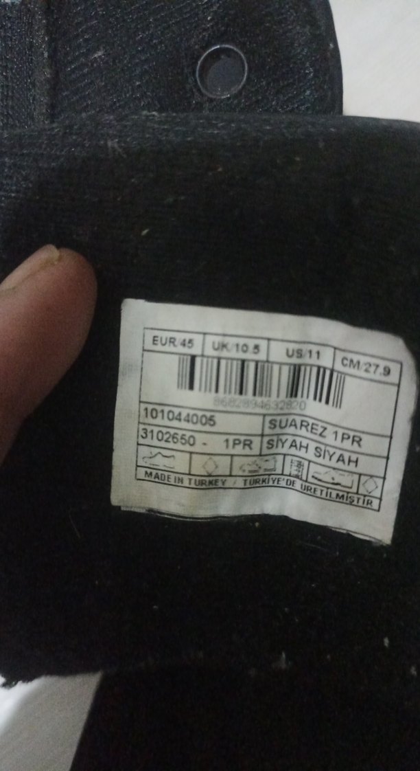 Siyah Deri erkek postal bot - Görsel 4