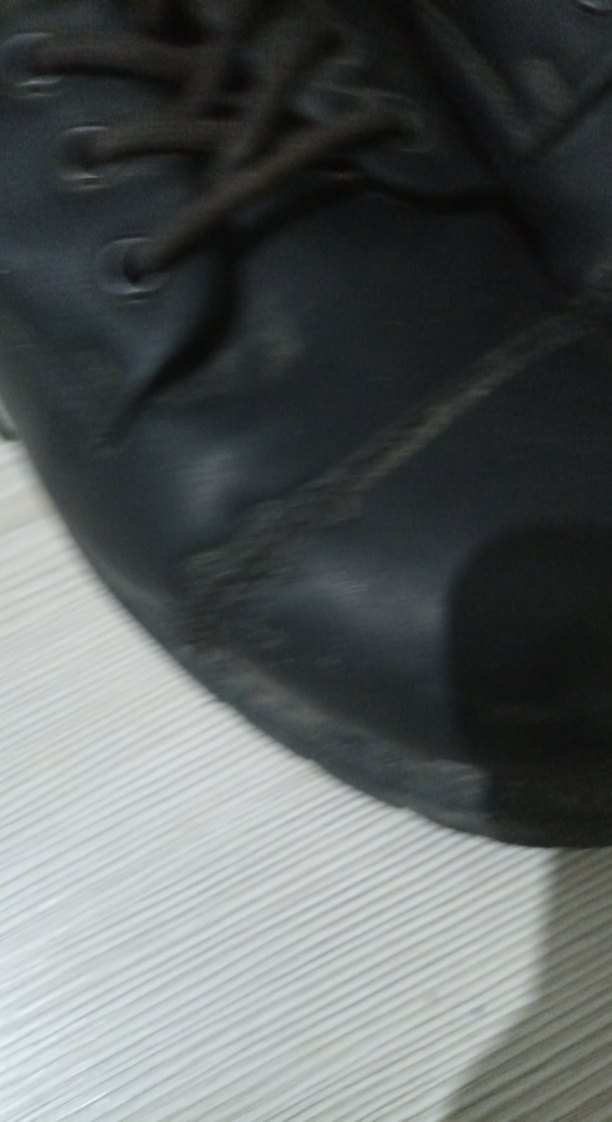 Siyah Deri erkek postal bot - Görsel 2