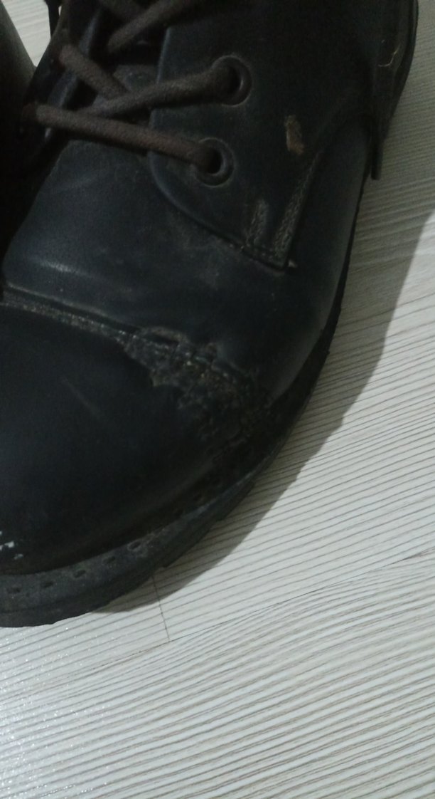 Siyah Deri erkek postal bot - Görsel 3