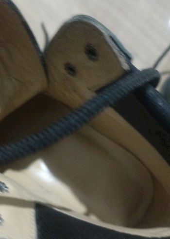 Siyah deri asker bot - Görsel 3