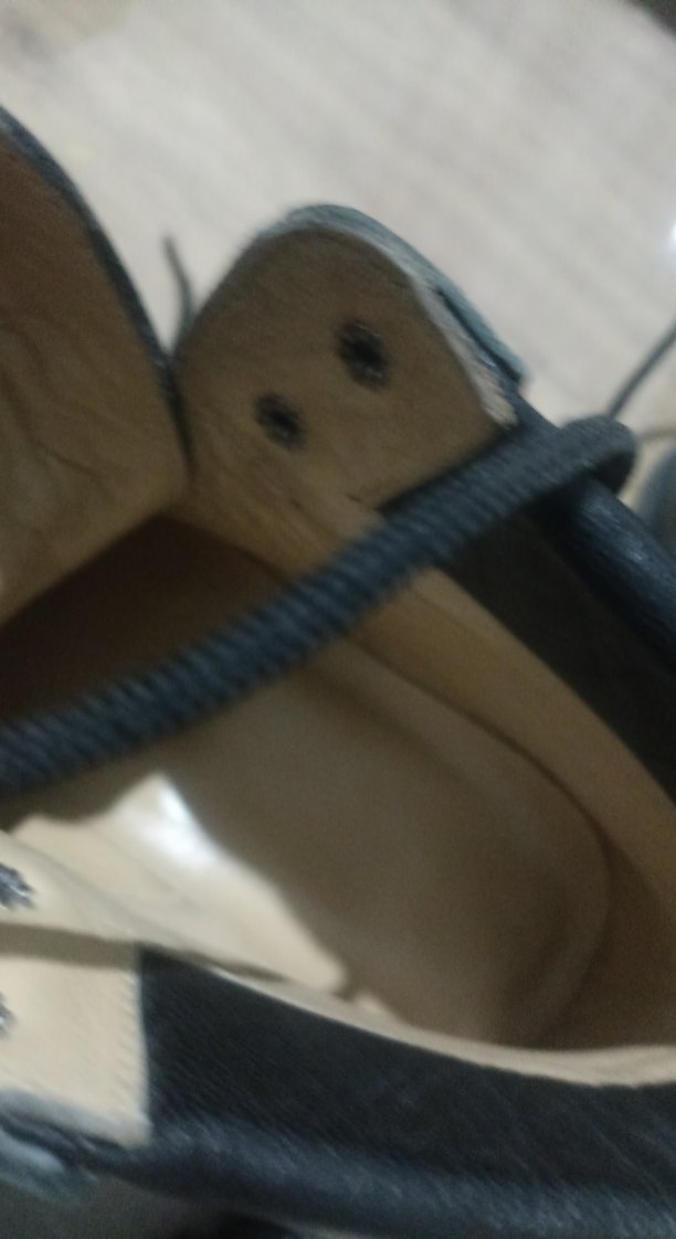 Siyah deri asker bot - Görsel 3