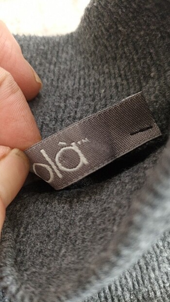 Gri elbise - Görsel 4