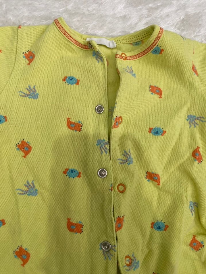 Renkli Düğmeli Bebek Erkek Tulum - Görsel 2