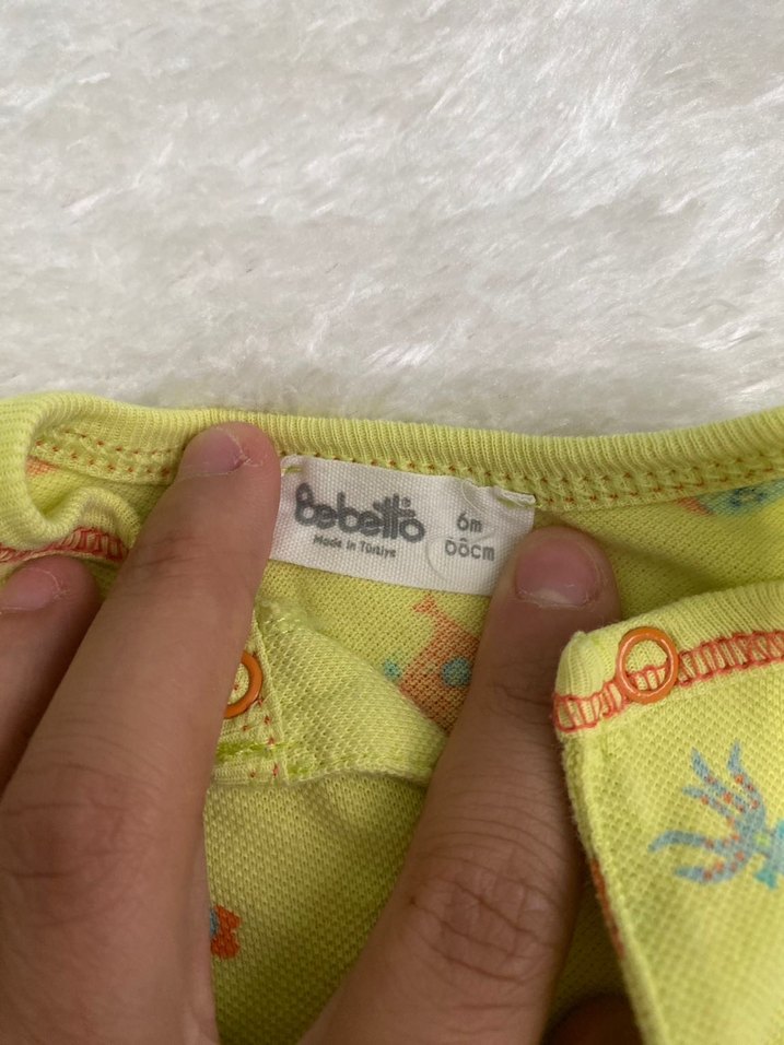 Renkli Düğmeli Bebek Erkek Tulum - Görsel 3