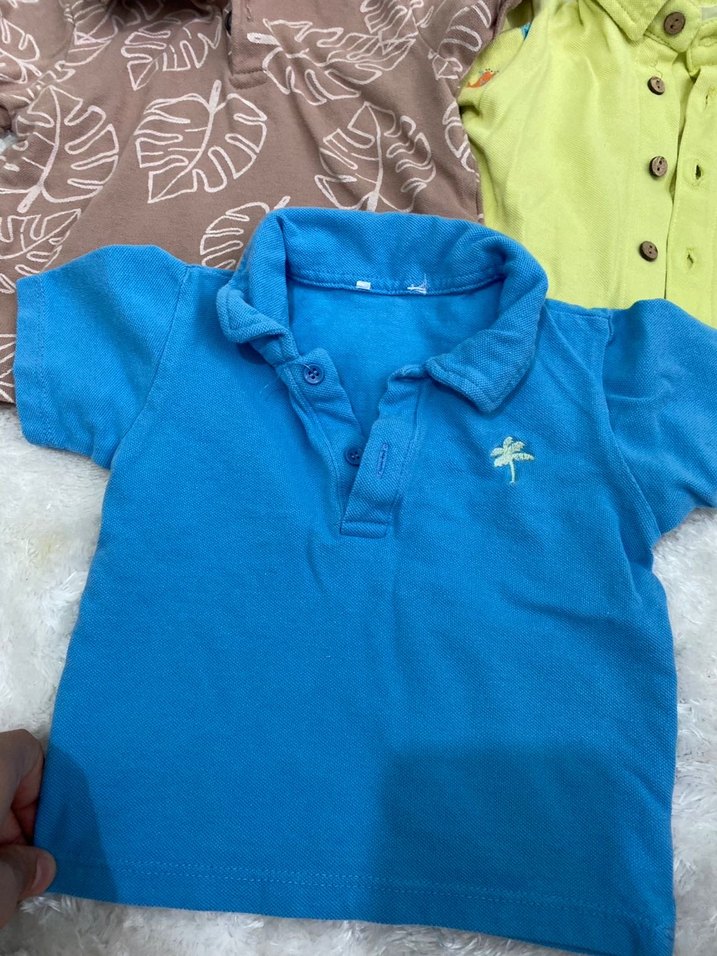 Erkek Çocuk Renkli Polo Yaka Tişörtler - Görsel 4