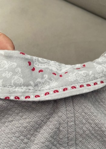 Düğmeli Gri Erkek Çocuk Keten Ceket - Görsel 4