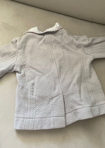 Düğmeli Gri Erkek Çocuk Keten Ceket - Görsel 3