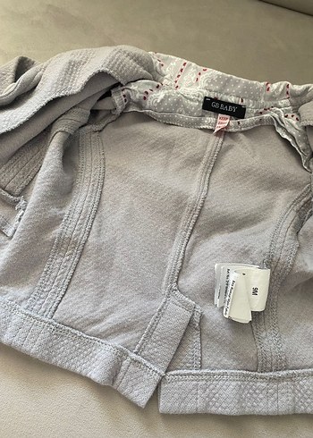 Düğmeli Gri Erkek Çocuk Keten Ceket - Görsel 5