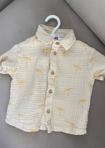 Kısa Kollu Erkek Keten Gömlek - Görsel 5