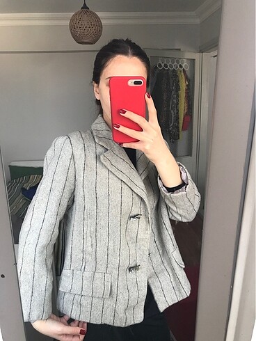 universal Beden gri Renk Blazer ceket