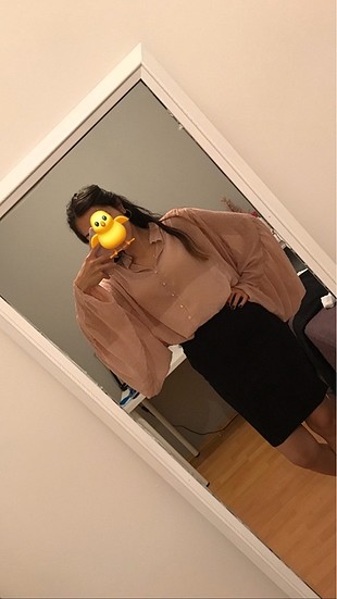 Stradivarius marka yaraşa kollu gömlek