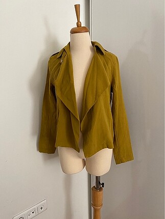 Zara yağ yeşili ceket