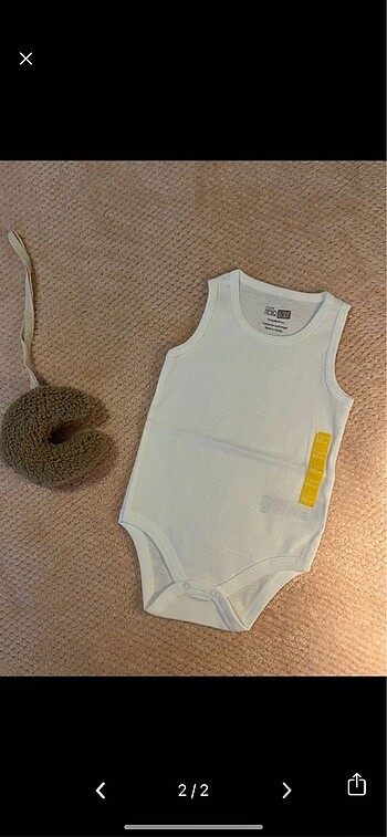HelloBaby Hellobaby Beyaz Atlet Body 1 Yaş