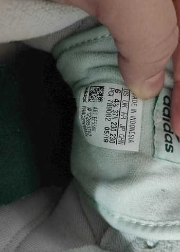Adidas Yeşil Bağcıklı Kadın Spor Ayakkabı