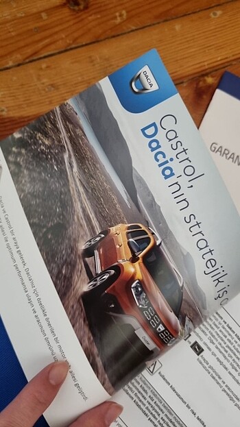Beden Dacia Duster kitapçıkları