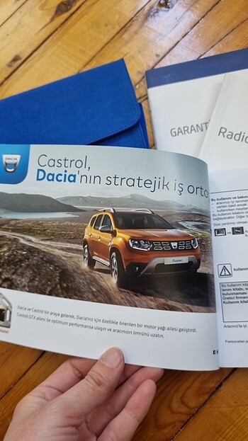 Orjinal Dacıa duster kullanım kılavuzu