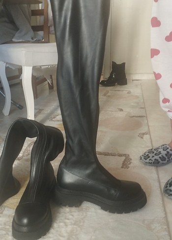 Diğer Siyah Kadın Dizüstü Stiletto Bot