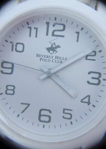 Beverly Hills Polo Club Beyaz Erkek Kol Saati