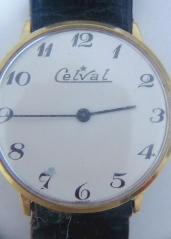Celval Altın kaplama kol Saati