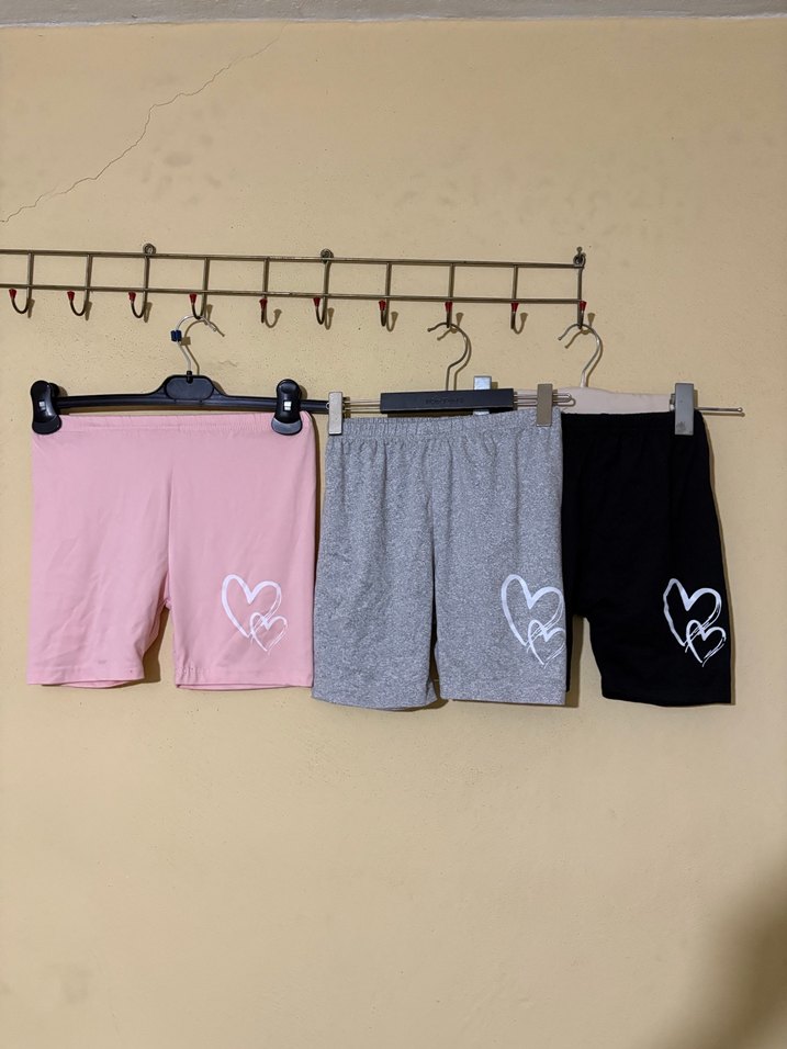 Nakışlı Pastel Renk Kadın Mini Şort - Görsel 3