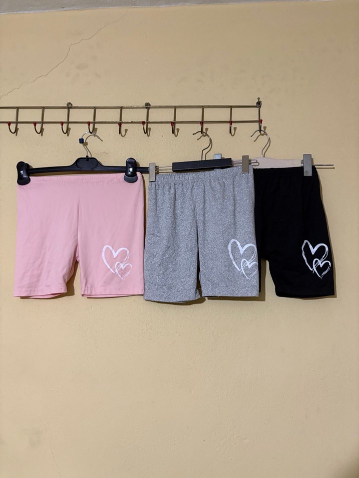 Nakışlı Pastel Renk Kadın Mini Şort - Görsel 2