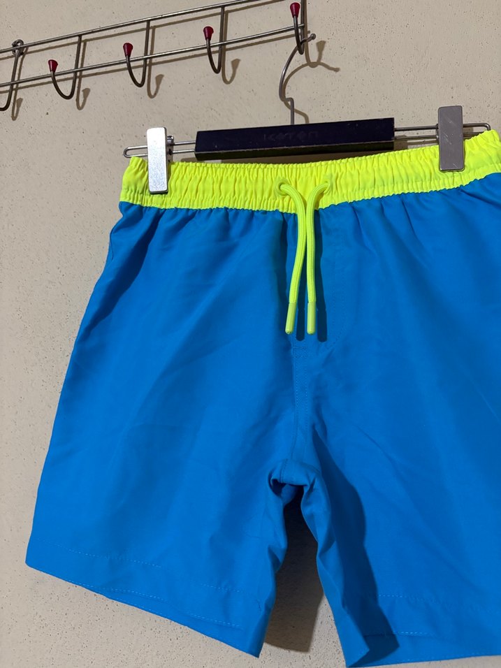 Renkli Bel Bantlı Erkek Mini Mayo - Görsel 3