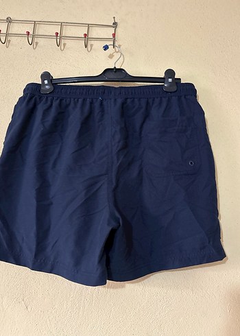 Erkek Lacivert Kemerli Şort - Görsel 4