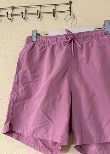 Pembe Midi Erkek Yüzme Şortu - Görsel 5