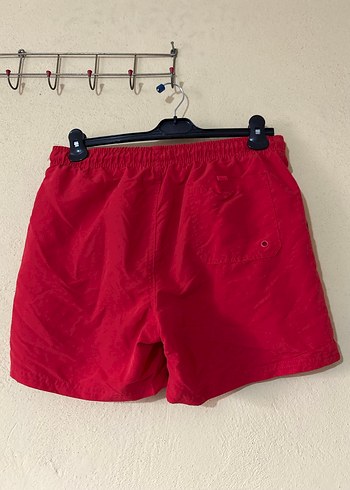 Kırmızı Mini Erkek Şort Mayo - Görsel 6