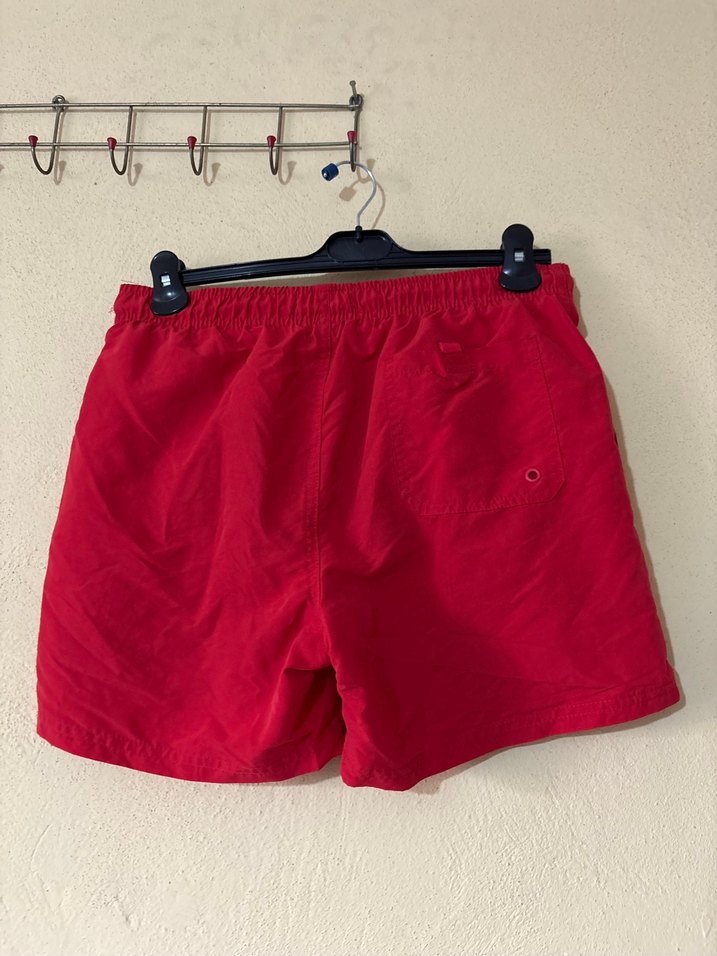 Kırmızı Mini Erkek Şort Mayo - Görsel 5