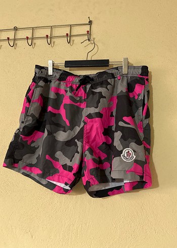 Pembe Kamuflaj Kısa Erkek Mayo - Görsel 3