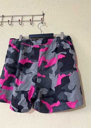Pembe Kamuflaj Kısa Erkek Mayo - Görsel 7