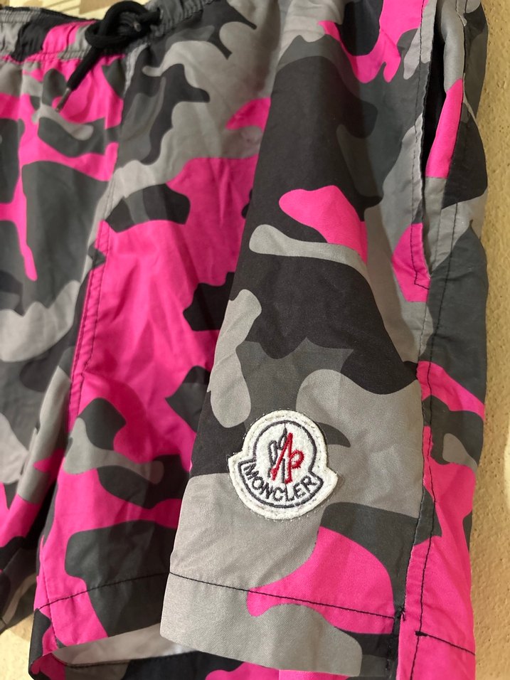 Pembe Kamuflaj Kısa Erkek Mayo - Görsel 5