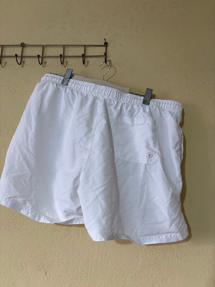 Erkek Beyaz Rahat Kesim Mayo - Görsel 5