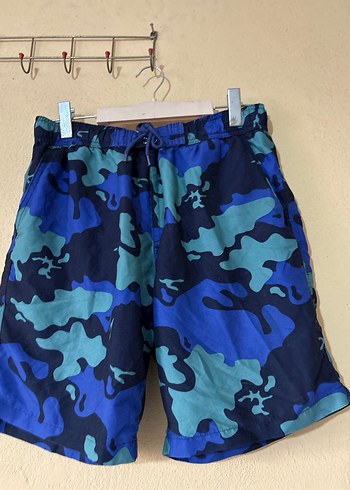 Renkli Kamuflaj Desenli Erkek Şort - Görsel 2