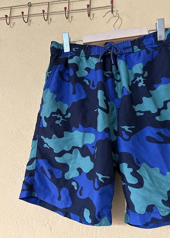 Renkli Kamuflaj Desenli Erkek Şort - Görsel 3