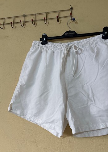 Beyaz erkek şort - Görsel 3