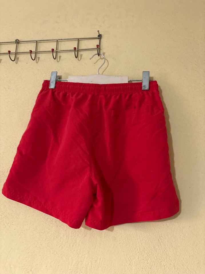 Kırmızı Mini Erkek Deniz Şortu - Görsel 3