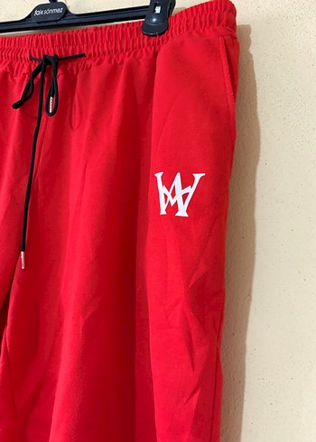 Kırmızı Rahat Kesim Erkek Spor Şort - Görsel 2