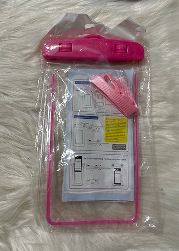 Pembe Fermuarlı Sokak Stili Telefon Kılıfı - Görsel 2