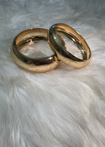 Altın Renkli Elastik Kadın Bileklik - Görsel 3