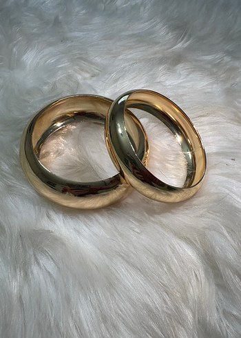 Altın Renkli Elastik Kadın Bileklik - Görsel 4