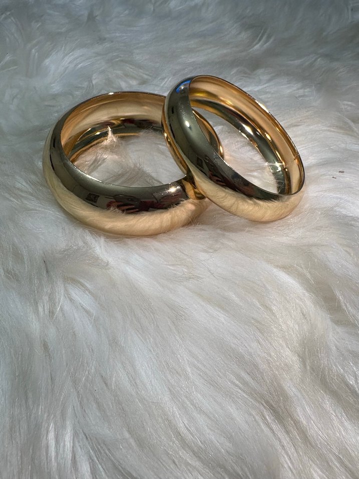 Altın Renkli Elastik Kadın Bileklik - Görsel 3