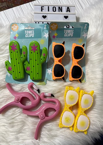 Renkli Pop Kültür Kız havlu şezlong maşası - Görsel 2