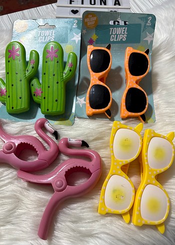 Renkli Pop Kültür Kız havlu şezlong maşası - Görsel 3