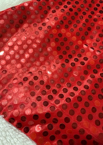 Kırmızı Payetli Yeni Yıl Şapkası - Görsel 5