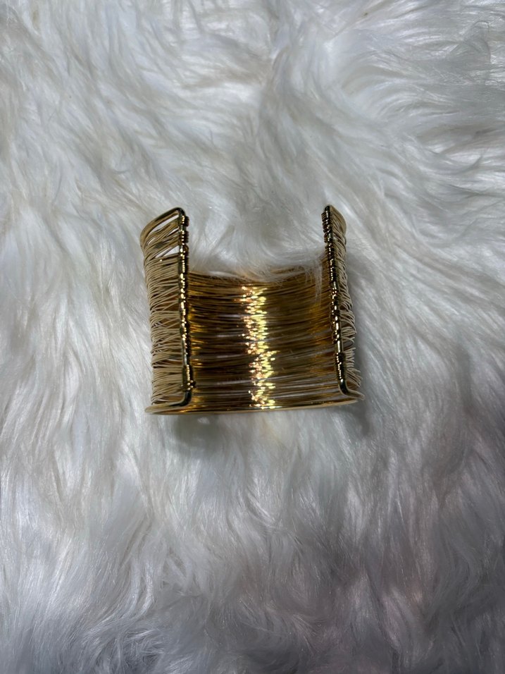 Parlak Altın Çelik  Bohem Bileklik - Görsel 3