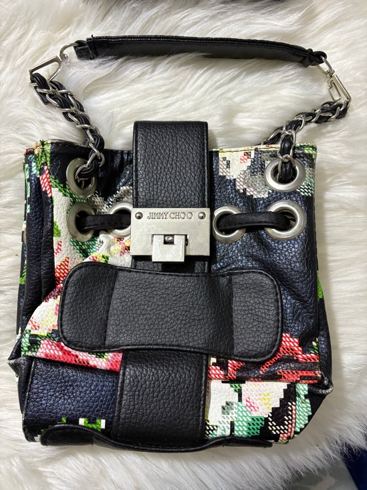 Jimmy Choo Çok Renkli Deri Kadın Çanta - Görsel 2