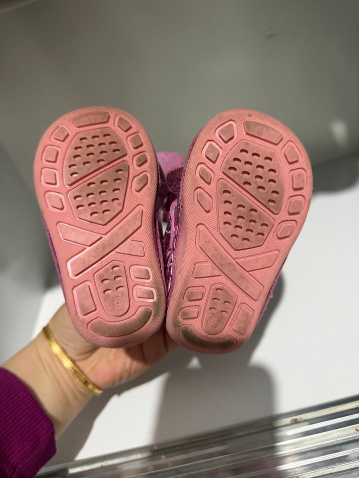 Kız Çocuk İlk Adım Ayakkabısı Pembe Fiyonk - Görsel 3